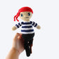 Percival the Pirate Plushie - Crochet Pattern