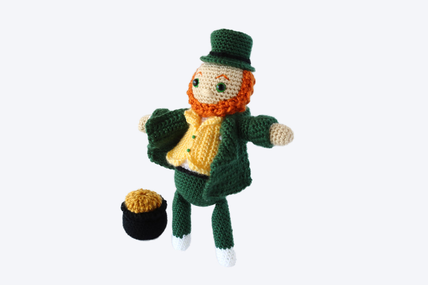 Seamus the Leprechaun Plushie - Crochet Pattern