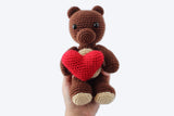 Theo the Valentine Bear - Crochet Pattern