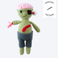 Zeke the Zombie Plushie - Crochet Pattern