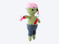 Zeke the Zombie Plushie - Crochet Pattern