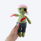 Zeke the Zombie Plushie - Crochet Pattern