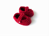 Mary Jane Booties - Crochet Pattern