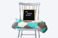 Hudson Baby Blanket - Crochet Pattern